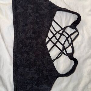 Black Strappy Women's Bralette